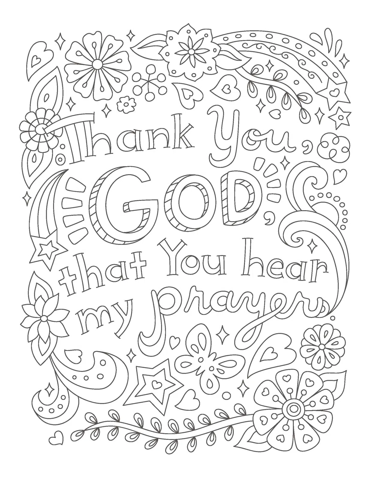The Power of a Praying Girl - Coloring Book