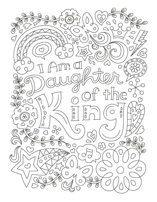 COLOR 4 The Power of a Praying Girl - Coloring Book