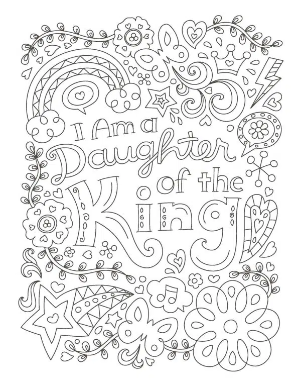 The Power of a Praying Girl - **Coloring Book Gift Set** - Image 7