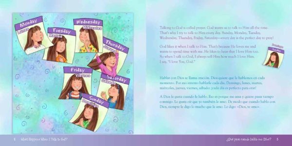 **BILINGUAL CHILDREN'S BOOK** ?Que pasa cuando hablo con Dios? / What Happens When I Talk to God? - Image 5